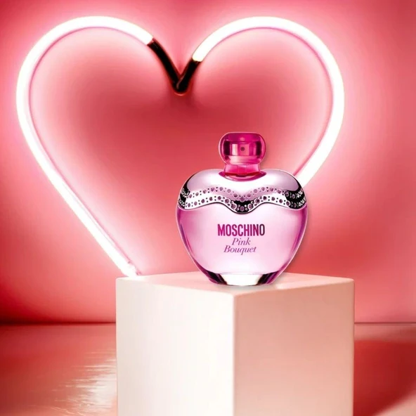 Moschino Pink Bouquet EDT 100 ml Kadın Parfümü - Resim 4