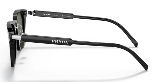 Prada SPR17Y 1AB03R 49 Polarize Unisex Güneş Gözlüğü - Resim 2