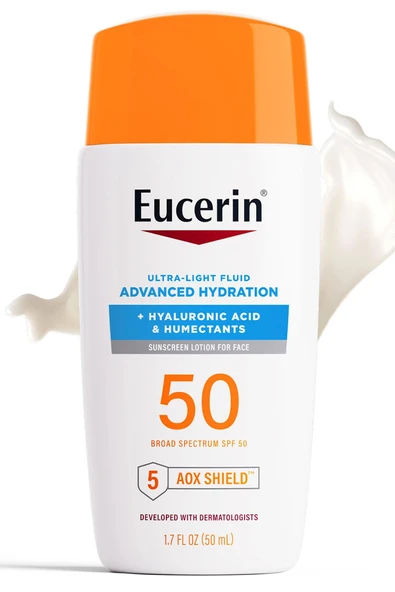 Eucerin Advanced Hydration Ultra-Light SPF50 Yüz Güneş Kremi 50ML