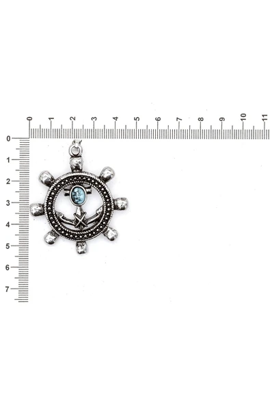 DÜMEN FİGÜRÜ İLE İLGİLİ METAL AKSESUARLAR VE KOLYE UÇLARI - Resim 5