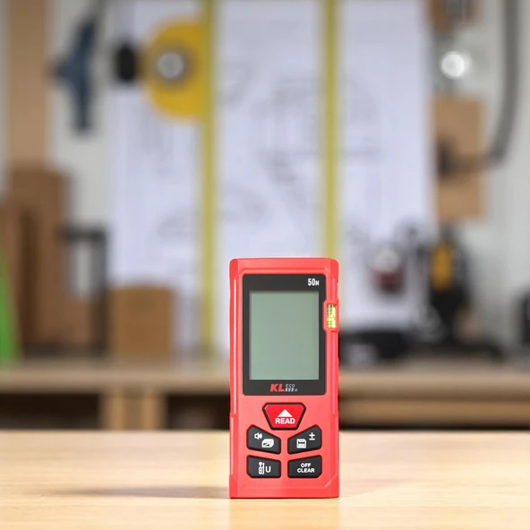 Kleco KE50LM 50 Metre Lazer Mesafe Ölçer/Lazer Metre - Resim 3