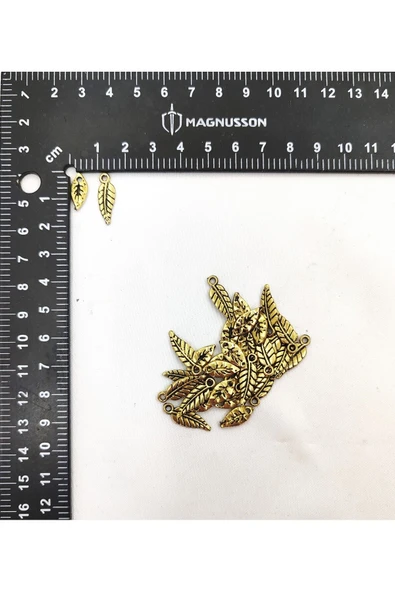 Karışık Yaprak Ve Tüy Temalı Bileklik,hal Hal Sallantı Aparatı (50ADET) - Resim 7