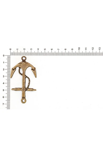 ÇİPA FİGÜRÜ İLE İLGİLİ  METAL AKSESUARLAR VE KOLYE UÇLARI - Resim 2