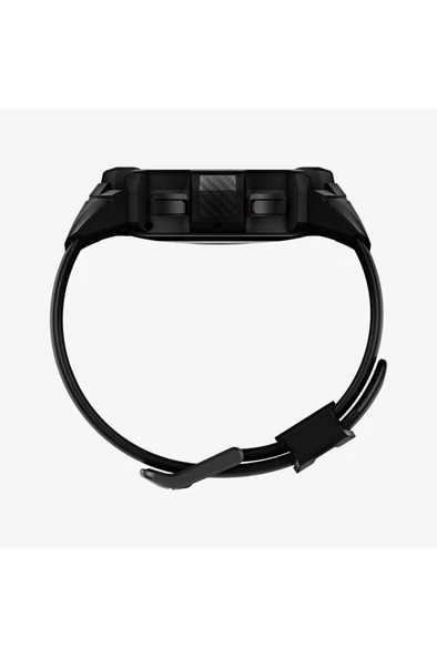 Spigen Galaxy Watch 4 Classic (46mm) Kılıf & Kordon Kayış Rugged Armor Pro Black Outlet - 8