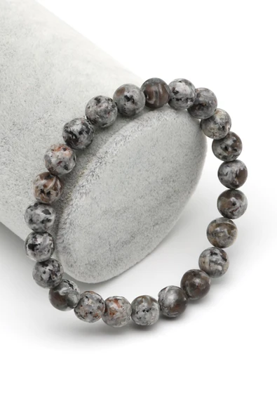 Yooperlite Doğal Taş Bileklik 8 mm Küre Kesim ürün görseli