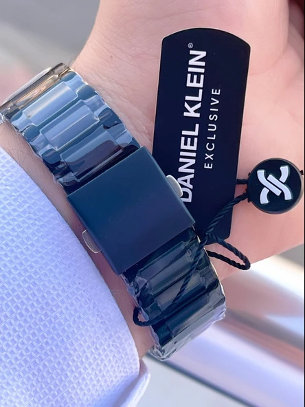 Daniel Klein Çelik Kordon Kronometreli Kadran Tasarımı 3 Atm Suya Dayanıklı Erkek Kol Saati 14031.5 - Resim 5