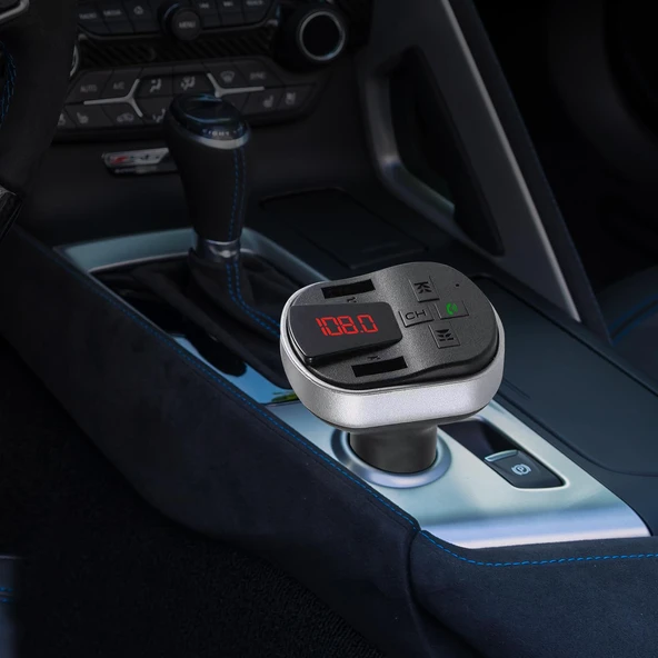 Space24 SP121 Araç İçi FM Transmitter Siyah - 2