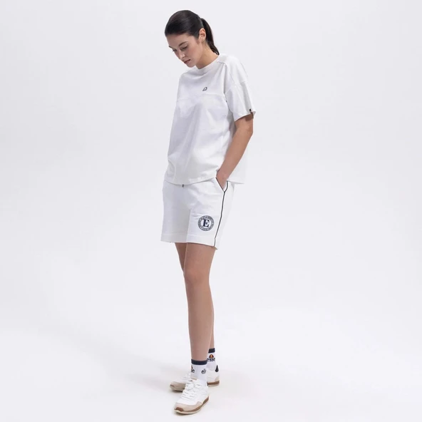 Ellesse Kadın Kırık Beyaz Oversize Pamuklu Tişört – EF394-OF - 2