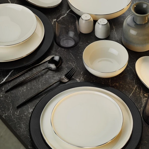 Aryıldız Lima Platin 30 Parça 6 Kişilik Yemek Takımı Ar4255254