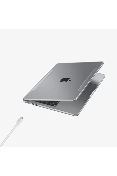 Spigen MacBook Air 13'' M4 (2025) / M3 (2024) / M2 (2023) Kılıf Thin Fit Crystal Clear Outlet - 5