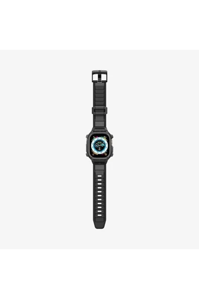 Spigen Apple Watch 49mm (Ultra 2/1) Kılıf & Kordon Kayış Rugged Armor Pro Outlet - 8