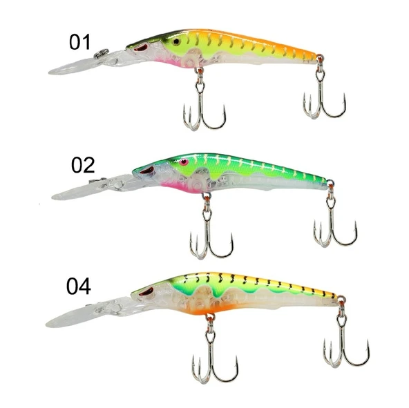 Captain Style Pike 9cm Floating 14gr Maket Balık Derin Dalar Rapala