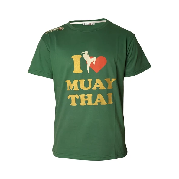 DragonDo I Love Muaythai Baskılı Tişört - 9