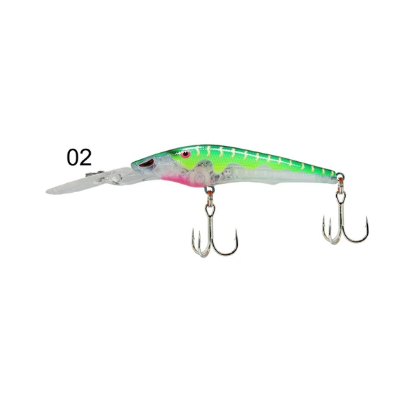 Captain Style Pike 9cm Floating 14gr Maket Balık Derin Dalar Rapala - 3