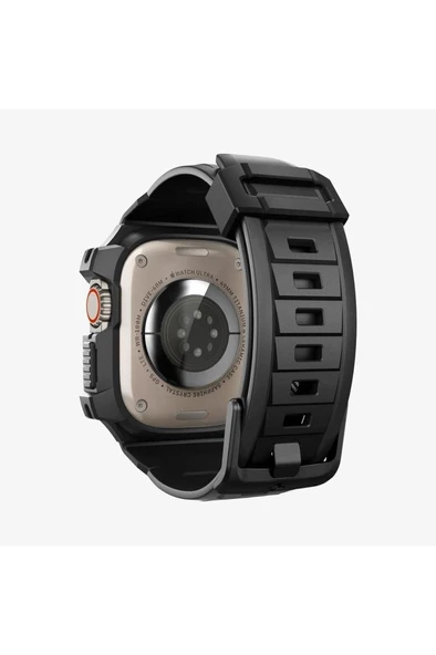 Spigen Apple Watch 49mm (Ultra 2/1) Kılıf & Kordon Kayış Rugged Armor Pro Outlet - 6