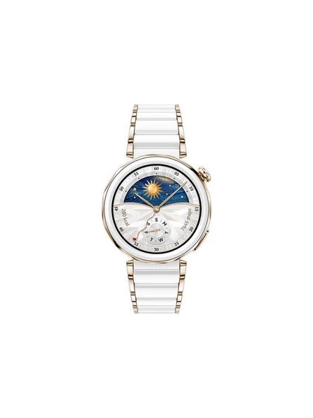 Huawei Watch GT 5 Pro 42mm Seramik Beyaz Akıllı Saat Outlet