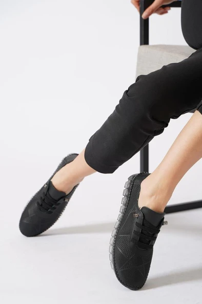 Papuçcity 03194 Ortopedik Kadın Günlük Deri Ayakkabı - 3