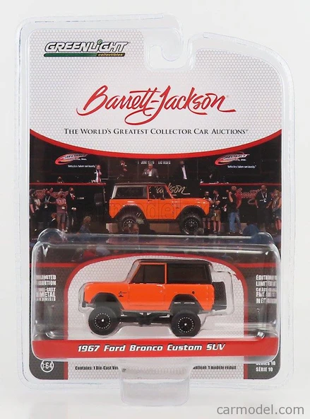 Greenlight Ford USA Bronco Custom Suv 1967 1/64 Model Araba - 1