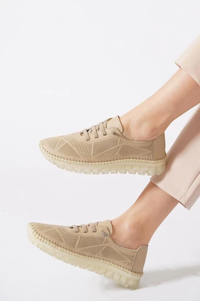 Papuçcity 03194 Ortopedik Kadın Günlük Deri Ayakkabı - 7