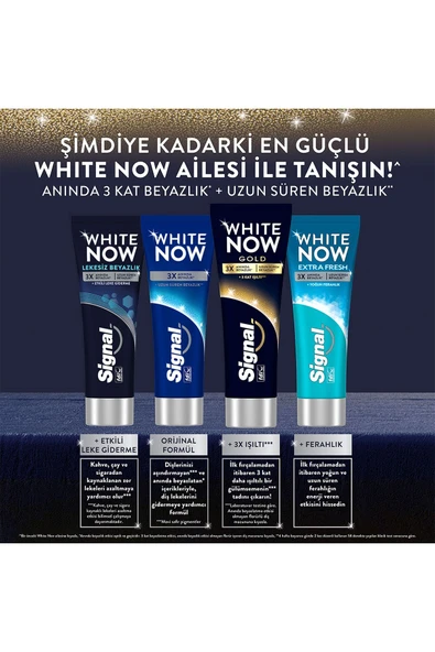Signal White Now Gold Diş Macunu 75 ml - 6