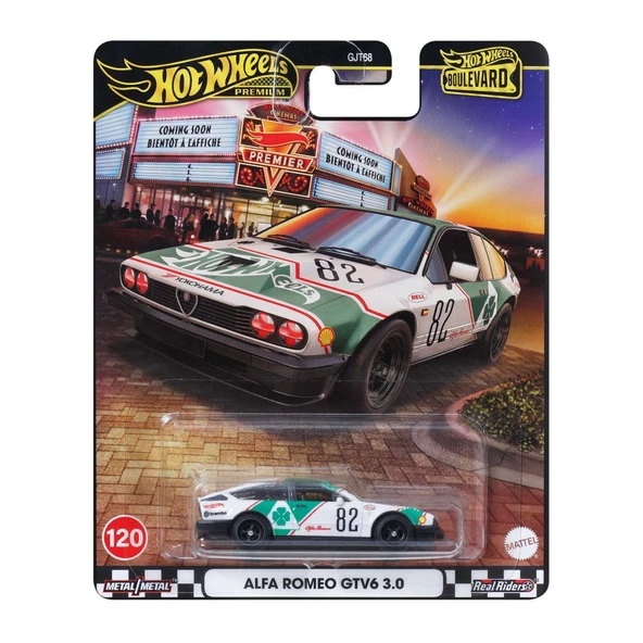 Hot Wheels Boulevard Premium Araçlar - Alfa Romeo Gtv6 3.0 - GJT68 - JBL16 - 5