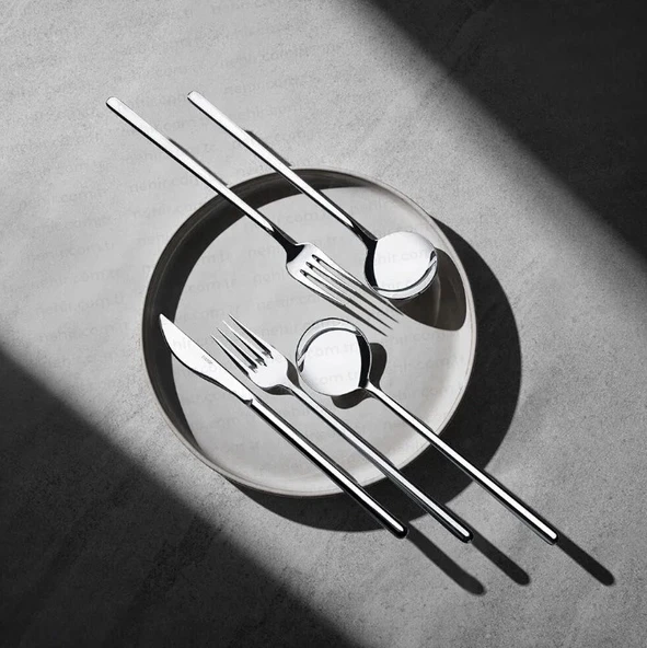 Nehir Sofia Sade 12 Kişilik 72 Parça Çatal Kaşık Bıçak Takımı