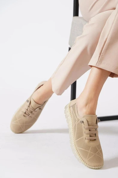 Papuçcity 03194 Ortopedik Kadın Günlük Deri Ayakkabı - 6