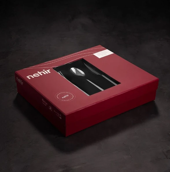 Nehir Sofia Sade 12 Kişilik 72 Parça Çatal Kaşık Bıçak Takımı - 6