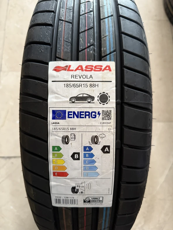 LASSA / 185/65R15 (REVOLA) 2025 YAZ LASTİĞİ