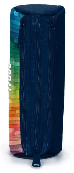 Coral High Mavi Turuncu Renk Geçişli Erkek Çocuk Üç Bölmeli Kalem Çantası - Resim 2