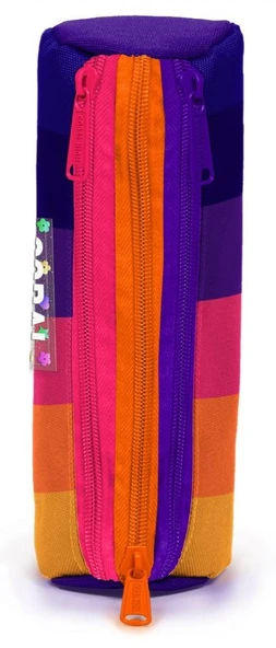 Coral High Erkek Çocuk Lacivet Turuncu Üç Bölmeli İlkokul ve Ortaokul Kalemlik - Resim 2