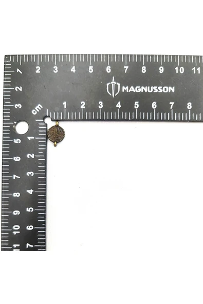 8-10 MM OSMANLI TUĞRA PARA (ÇİFT KUPLU MAÇALI) (50 ADET) ürün görseli 1