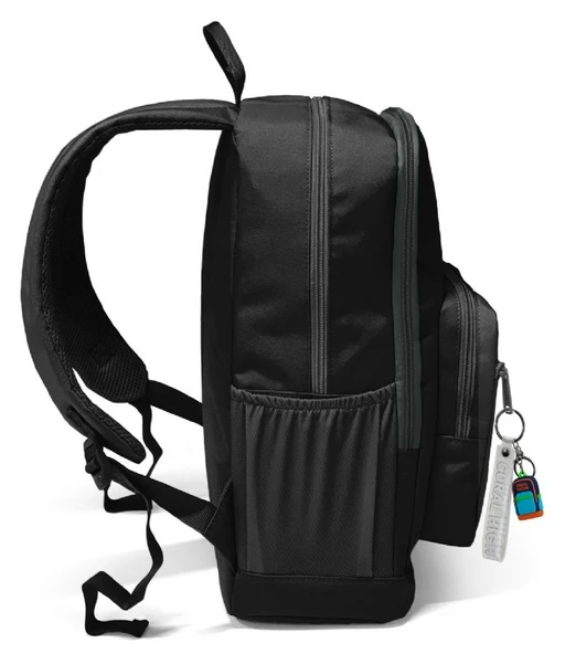 Coral High İlkokul ve Ortaokul Sırt Çantası - Erkek Çocuk, Siyah Turkuaz Çizgili, Dört Bölmeli - Resim 4