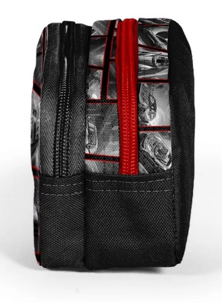 Coral High Siyah Yarış rabası Baskılı Erkek Çocuk İki Gözlü İlkokul Kalemliği - Resim 2