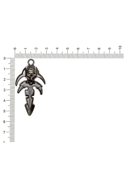 KURU KAFA FİGÜRÜ İLE İLGİLİ METAL AKSESUARLAR VE KOLYE UÇLARI - Resim 2