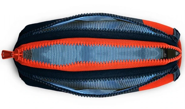 Coral High Siyah Kırmızı Renk Geçişli Erkek Çocuk Üç Bölmeli Okul Kalem Çantası - Resim 3