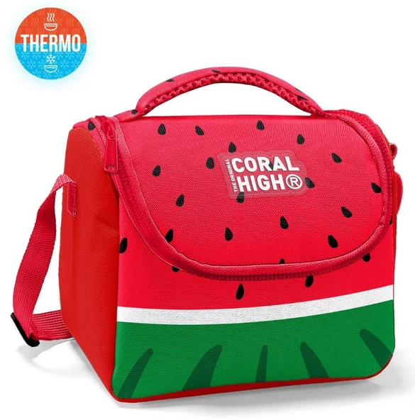 Coral High Thermo Beslenme Çantası - Erkek Çocuk, Kırmızı Yeşil Karpuz - Resim 2