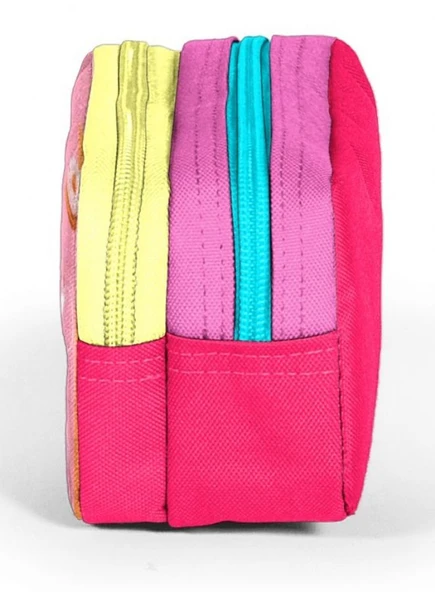 Corol High İki Bölmeli Kız Çocuk Pembe/Sarı Okul Kalemliği - Resim 2