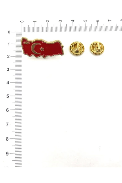 BAYRAK TEMALI ROZET (5 ADET) - Resim 8