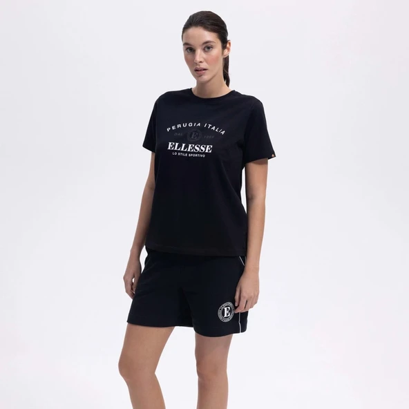 Ellesse Kadın Siyah Tişört – EF446-BK - 3
