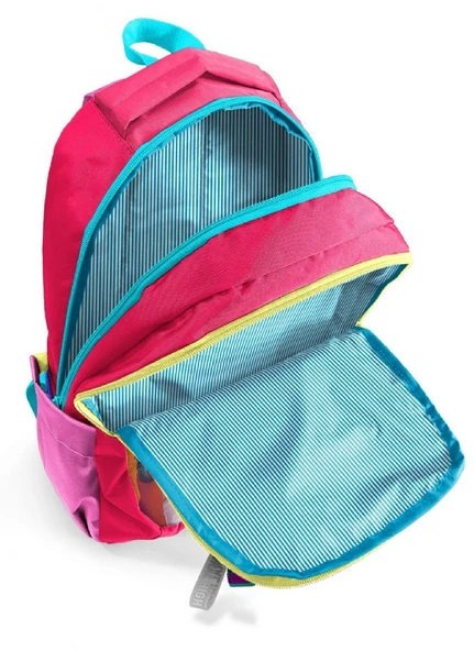 Coral High Pembe Fashion Girl Desenli Kız Çocuk İlkokul ve Ortaokul Sırt Çantası - Üç Bölmeli - 3