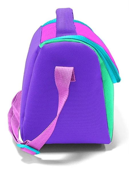 Coral High Kız Çocuk Beslenme Çantası - Thermo - Pembe Yeşil Çok Renkli - Resim 3