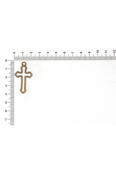 HAÇ FİGÜRÜ İLE İLGİLİ METAL AKSESUARLAR VE KOLYE UÇLARI - Resim 9