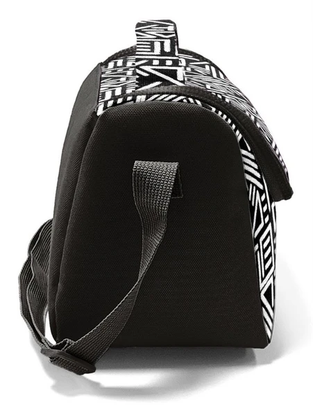 Coral High Erkek Çocuk İlkokul Beslenme Çantası, Siyah Beyaz Geometrik Şekiller, Isı Yalıtımlı - Resim 3