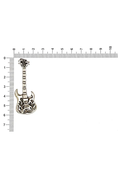 MÜZİK ALETİ FİGÜRÜ İLE İLGİLİ METAL AKSESUARLAR VE KOLYE UÇLARI - Resim 8