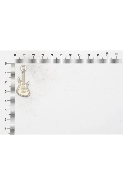 MÜZİK ALETİ FİGÜRÜ İLE İLGİLİ METAL AKSESUARLAR VE KOLYE UÇLARI - Resim 5