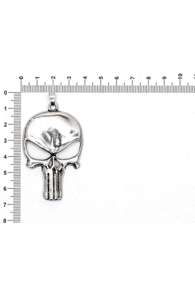 KURU KAFA FİGÜRÜ İLE İLGİLİ METAL AKSESUARLAR VE KOLYE UÇLARI ürün görseli 1