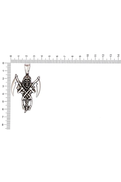 KURU KAFA FİGÜRÜ İLE İLGİLİ METAL AKSESUARLAR VE KOLYE UÇLARI - Resim 11