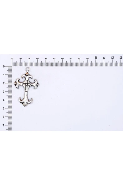 HAÇ FİGÜRÜ İLE İLGİLİ METAL AKSESUARLAR VE KOLYE UÇLARI - Resim 5