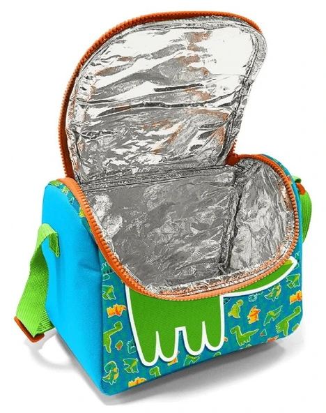 Coral High Erkek Çocuk Termoslu Beslenme Çantası - Mavi Yeşil Dinazor, Erkek Çocuk - Resim 4